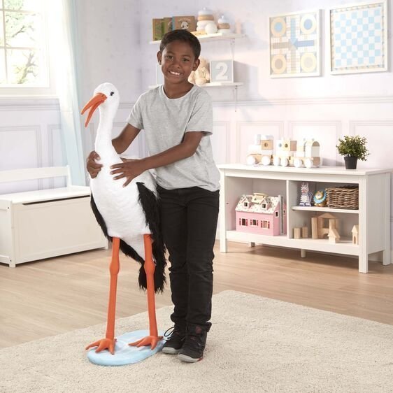 Величезний плюшевий лелека 115 см MD30407