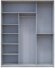 Шафа-купе Doros City Light Сосна Натти 3 ДСП 180х60х225 (DRS-011971) Шафа-купе Doros City Light Сосна Натти 3 ДСП 180х60х225 (DRS-011971)