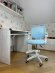 Крісло обертове дитяче з підставкою для ніг PERFECT KIDS BLUE Perfect Home Блакитний (PFH-092116) Крісло обертове дитяче з підставкою для ніг PERFECT KIDS BLUE Perfect Home Блакитний (PFH-092116)