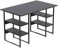 Комп'ютерний стіл Ferrum-decor Карен 75x120x70 чорний ДСП Сосна Кембра 16мм (FRD-102064)