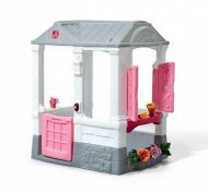 Дитячий будиночок Courtyard Cottage рожевий 118х100х83 см 45685 Дитячий будиночок Courtyard Cottage рожевий 118х100х83 см 45685