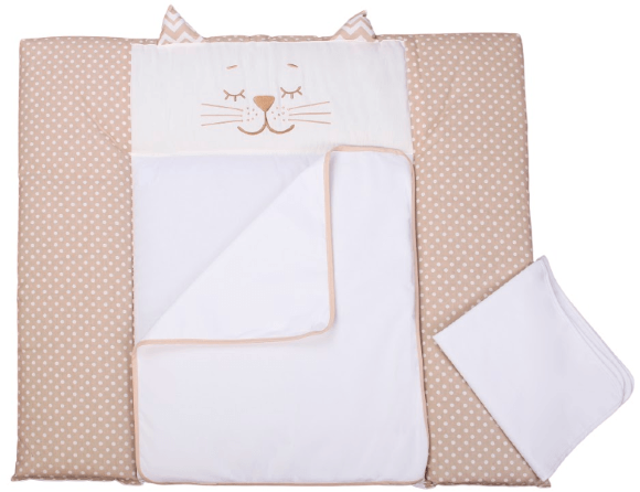 Пеленальний матрац 72х80 Smiling Animals beige 424.01