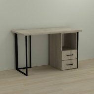 Письмовий стіл Ferrum-decor Отто 76x120x60 чорний ДСП Дуб Сонома 32мм (FRD-103577)