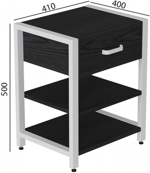 Тумба універсальна Ferrum-decor Вів'єн 1/2 50x41x40 білий ДСП Сосна Кембра 16мм (FRD-104132) Тумба універсальна Ferrum-decor Вів'єн 1/2 50x41x40 білий ДСП Сосна Кембра 16мм (FRD-104132)