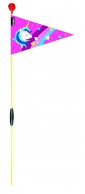 Прапорець для велосипеда SW 3 Pink Unicorn 9226 Прапорець для велосипеда SW 3 Pink Unicorn 9226