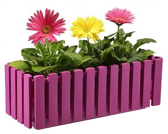 Кашпо Fency 50 см фуксія 4111466012