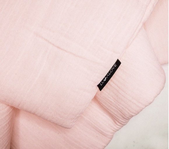 Ковдра всесезонна 65x70 см Powder Pink lullalove-7484