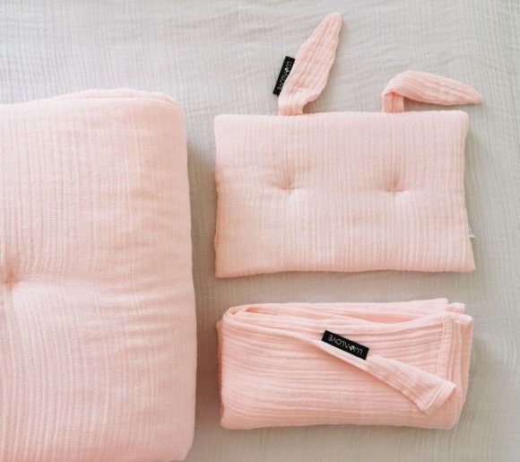 Ковдра всесезонна 65x70 см Powder Pink lullalove-7484