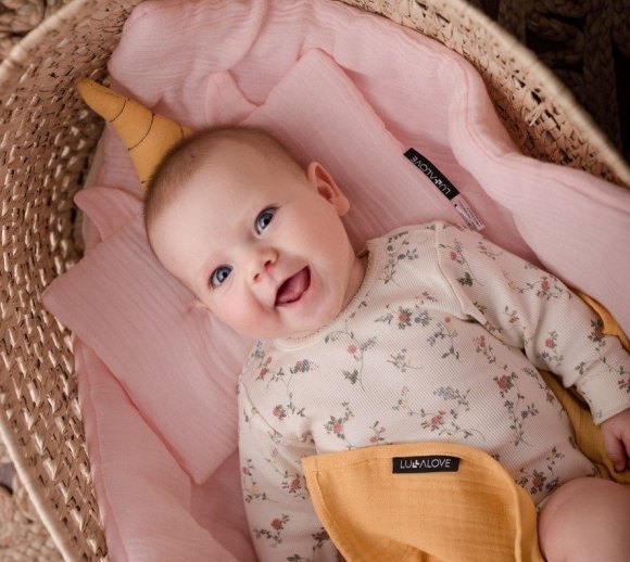 Ковдра всесезонна 65x70 см Powder Pink lullalove-7484