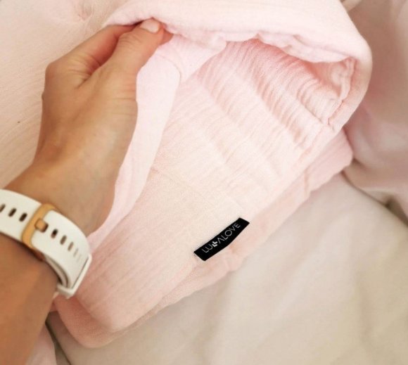 Ковдра всесезонна 65x70 см Powder Pink lullalove-7484