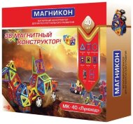 Магнітний конструктор 3D 40 дет МK-40
