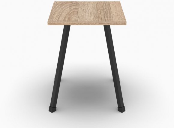 Табурет кухонний Ferrum-decor 430x320x320 Чорний метал ДСП Дуб Сонома 16 мм (FRD-104640) Табурет кухонний Ferrum-decor 430x320x320 Чорний метал ДСП Дуб Сонома 16 мм (FRD-104640)