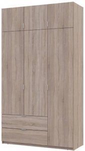 Шафа для одягу Doros Лукас Дуб Сонома 3ДСП 135х50х240 DRS-011655 (80737803)