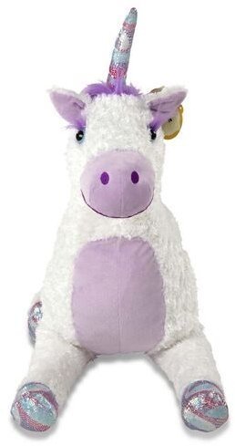 Величезний плюшевий Райдужний Єдиноріг 106 см MD30405 Величезний плюшевий Райдужний Єдиноріг 106 см MD30405