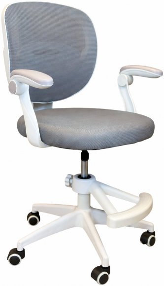 Крісло обертове дитяче з підставкою для ніг PERFECT KIDS GRAY Perfect Home Сірий (PFH-092117) Крісло обертове дитяче з підставкою для ніг PERFECT KIDS GRAY Perfect Home Сірий (PFH-092117)