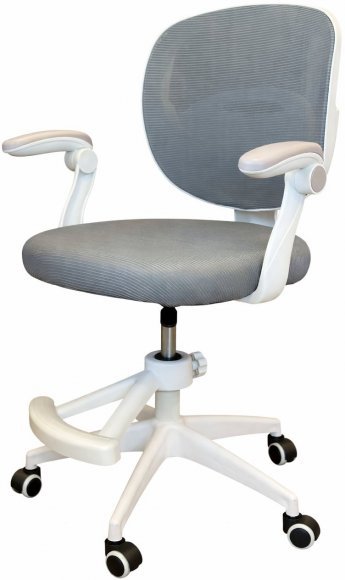 Крісло обертове дитяче з підставкою для ніг PERFECT KIDS GRAY Perfect Home Сірий (PFH-092117) Крісло обертове дитяче з підставкою для ніг PERFECT KIDS GRAY Perfect Home Сірий (PFH-092117)