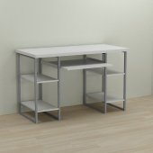 Письмовий стіл Ferrum-decor Тім 76x140x60 сірий ДСП Біле 32мм (FRD-102473)