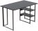 Комп'ютерний стіл Ferrum-decor Кевін 75x120x70 чорний ДСП Сосна Кембра 16мм (FRD-103831)
