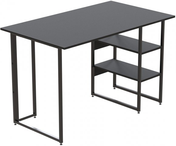 Комп'ютерний стіл Ferrum-decor Кевін 75x120x70 чорний ДСП Сосна Кембра 16мм (FRD-103831)