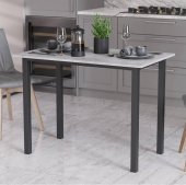 Стіл універсальний Knap Ferrum-decor 750x1000x700 Чорний метал ДСП Бетон 16 мм (FRD-106368)