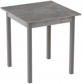 Стіл кухонний Ferrum-decor Дієго 75x90x90 Сірий ДСП Бетон 16мм (FRD-105580)