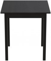 Стіл кухонний Ferrum-decor Дієго 75x90x90 Чорний ДСП Сосна Кембра 16мм (FRD-105722)