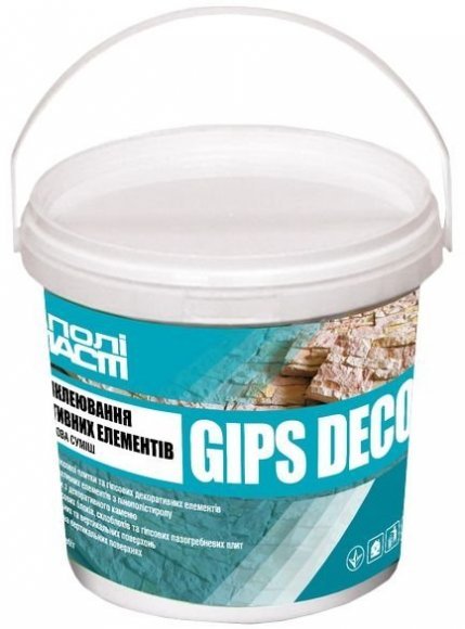 Клейова гіпсова суміш Gips Decor 15кг