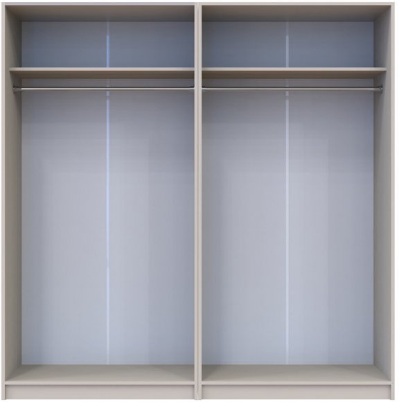Комплект шаф для одягу Doros Промо (2 шт.) 180х48х204 см Кашемір (DRS-011208) Комплект шаф для одягу Doros Промо (2 шт.) 180х48х204 см Кашемір (DRS-011208)