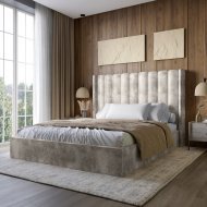Двоспальне ліжко LION Ніно 160x200 см SILK 102 Айворі (LION-045037) Двоспальне ліжко LION Ніно 160x200 см SILK 102 Айворі (LION-045037)
