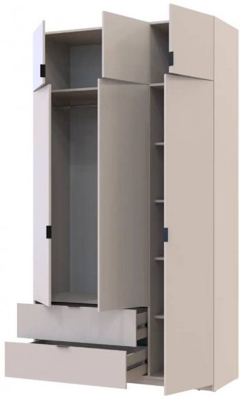 Шафа для одягу Doros Лукас Кашемір 3ДСП 135х50х240 DRS-011656 (80737802)