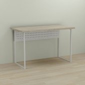 Письмовий стіл Ferrum-decor Майк 76x100x60 білий ДСП Дуб Сонома 32мм (FRD-101303) Письмовий стіл Ferrum-decor Майк 76x100x60 білий ДСП Дуб Сонома 32мм (FRD-101303)