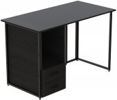 Комп'ютерний стіл Ferrum-decor Отто 76x120x60 чорний ДСП Сосна Кембра 32мм (FRD-103580)