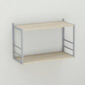 Книжкова полиця універсальна Ferrum-decor Стім 1 38x63x26 сірий ДСП Дуб Сонома 16мм (FRD-104100) Книжкова полиця універсальна Ferrum-decor Стім 1 38x63x26 сірий ДСП Дуб Сонома 16мм (FRD-104100)