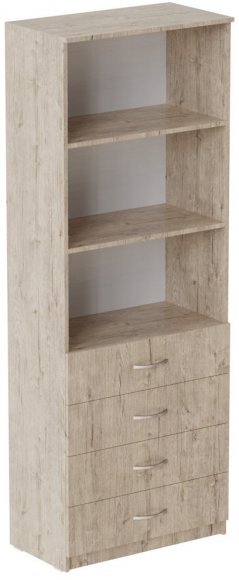 Шафа Анжело Ferrum-decor на 3 полиці з 4 ящики 1900x700x380 ДСП Дуб Сан-Марино 16 мм (FRD-105020) Шафа Анжело Ferrum-decor на 3 полиці з 4 ящики 1900x700x380 ДСП Дуб Сан-Марино 16 мм (FRD-105020)