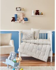 Дитячий набір у ліжечко для немовлят Cloudy 2018-2 bej (4 предмети)