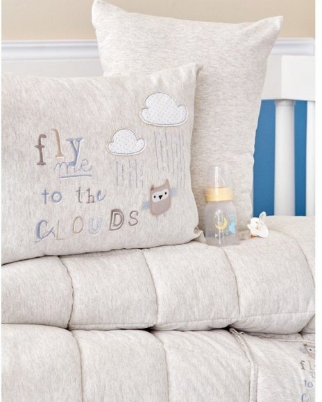 Дитячий набір у ліжечко для немовлят Cloudy 2018-2 bej (4 предмети)