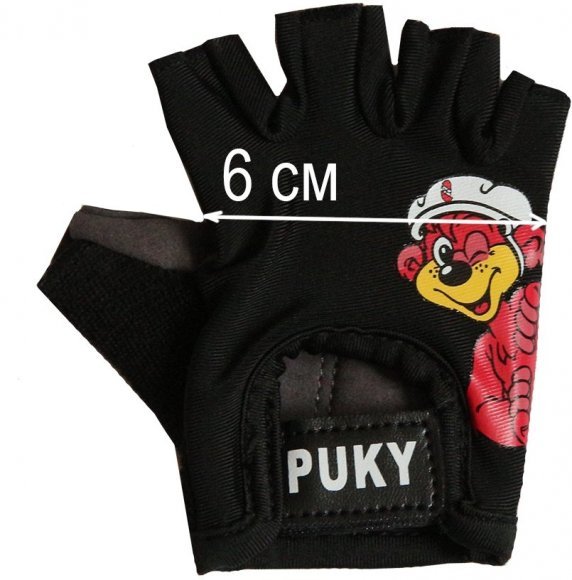 Велоперчатки Puky S (2-4) 9474 чорний