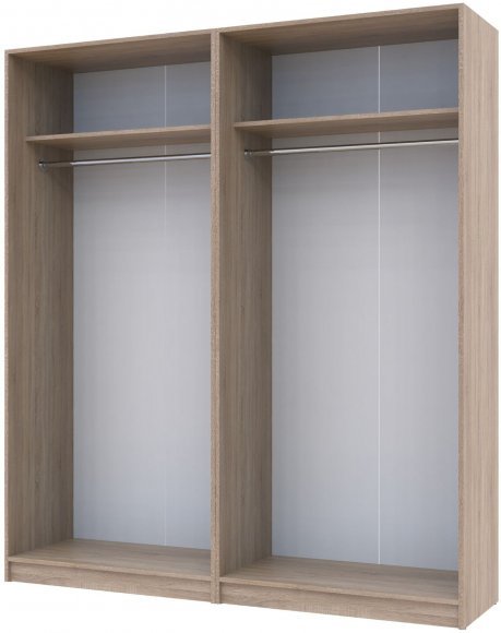 Комплект шаф для одягу Doros Промо (2 шт.) 180х48х204 см Дуб сонома (DRS-011210) Комплект шаф для одягу Doros Промо (2 шт.) 180х48х204 см Дуб сонома (DRS-011210)