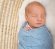 Плед плетений Premium Merino 80x100 см Baby Blue lullalove-0654