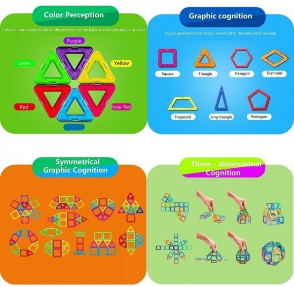 Конструктор Магнітний 45 ел. MPA-45 Конструктор Магнітний 45 ел. MPA-45