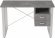 Письмовий стіл із ящиками Ferrum-decor Оскар 750x1400x600 метал Білий ДСП Бетон 16 мм (FRD-103247)
