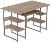 Комп'ютерний стіл Ferrum-decor Тім 75x140x60 сірий ДСП Дуб Сан-Марино 32мм (FRD-102476) Комп'ютерний стіл Ferrum-decor Тім 75x140x60 сірий ДСП Дуб Сан-Марино 32мм (FRD-102476)