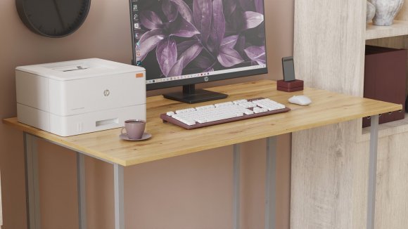 Комп'ютерний стіл Ferrum-decor Ханна 75x120x70 сірий ДСП Дуб Артизан 16мм (FRD-106220) Комп'ютерний стіл Ferrum-decor Ханна 75x120x70 сірий ДСП Дуб Артизан 16мм (FRD-106220)