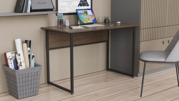 Письмовий стіл із ящиками Ferrum-decor Оскар 750x1400x600 метал Білий ДСП Сосна Кембра 16 мм (FRD-103243)