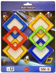 Магнітний конструктор 3D 6 дет МК-6