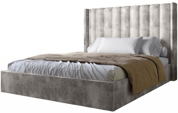 Двоспальне ліжко LION Ніно 160x200 см SILK 104 Кавовий (LION-045039) Двоспальне ліжко LION Ніно 160x200 см SILK 104 Кавовий (LION-045039)