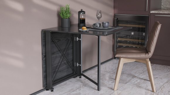 Стіл-книга трансформер Оріон 2 Ferrum-decor 750x1520x730 Чорний метал ДСП Сосна Кембра 16 мм (FRD-104585) Стіл-книга трансформер Оріон 2 Ferrum-decor 750x1520x730 Чорний метал ДСП Сосна Кембра 16 мм (FRD-104585)