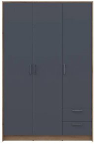 Шафа для одягу Doros Ронді Дуб Артизан/Графіт 3ДСП 121х52х195 DRS-011658 (80737814) Шафа для одягу Doros Ронді Дуб Артизан/Графіт 3ДСП 121х52х195 DRS-011658 (80737814)