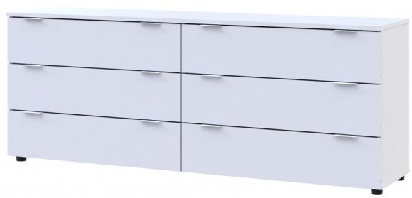 Комод Doros Рон 9 Білий 6 Ящиків 160х38х62 DRS-011777 (41516175)