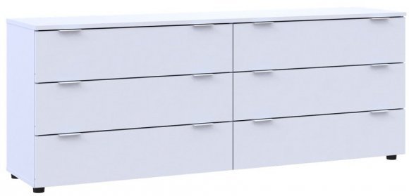 Комод Doros Рон 9 Білий 6 Ящиків 160х38х62 DRS-011777 (41516175)